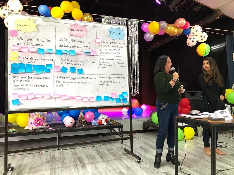 Actividades en el escenario